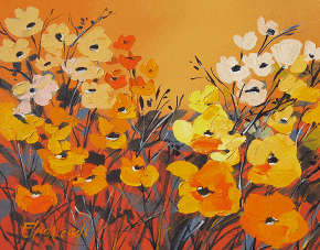 "Autumn flowers" by Elise Wessels (500 x 400)!!
