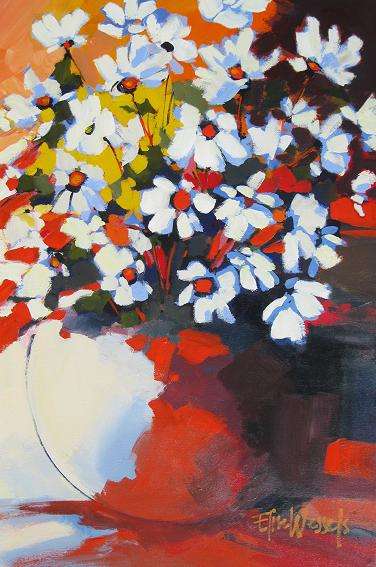 Red and White (Large canvas - 900 x 600)!!