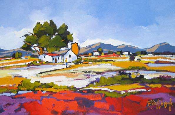 "My huisie" (LARGE Canvas)!!!