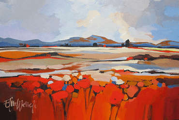 Stilte oor die veld (900mm x 600mm)!!