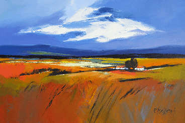 Original landscape by Elise Wessels - Palette knife (Large painting 1200 x 800)!!