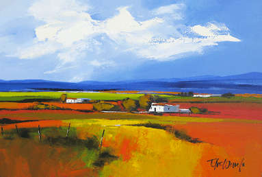 Original landscape by Elise Wessels - Palette knife (LARGE painting 1200 x 800)!!