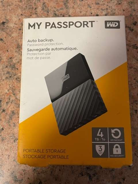 WD My Passport 4TB