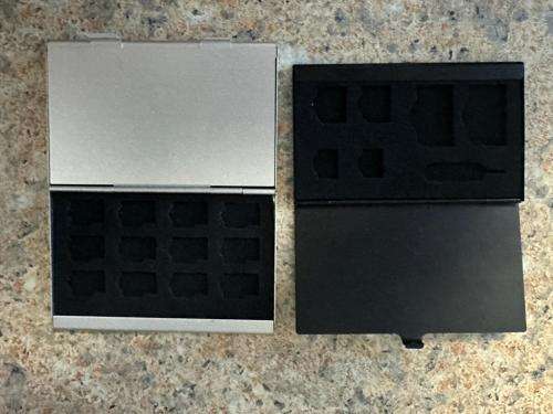 Job Lot Micro SD Cards with organizers