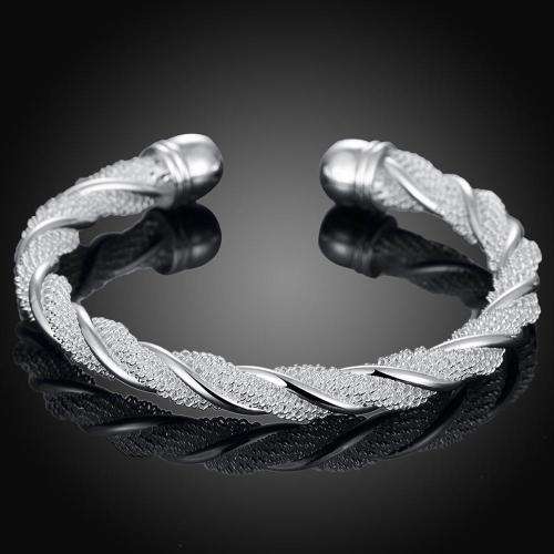 *Local Stock*, New 925 Sterling silver filled Stamped Twist Bangle
