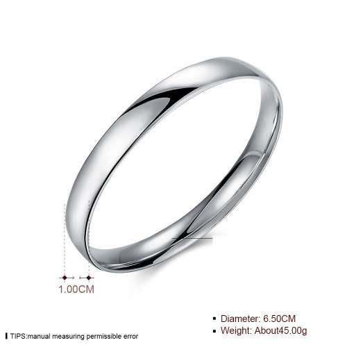 New 925 Sterling silver filled stamped ladies plain design bangle