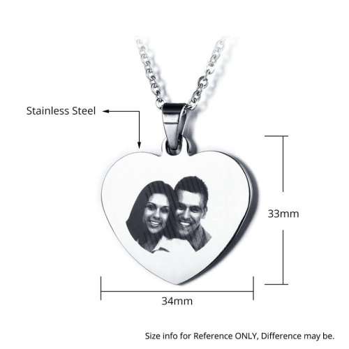 Laser Engraved Photo Tag | Choice of 2 Designs and Free Inscription Engraving