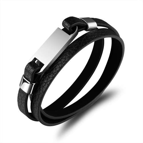 Men's Personalized Bracelets for Dad | Free Engraving | 2 designs to choose
