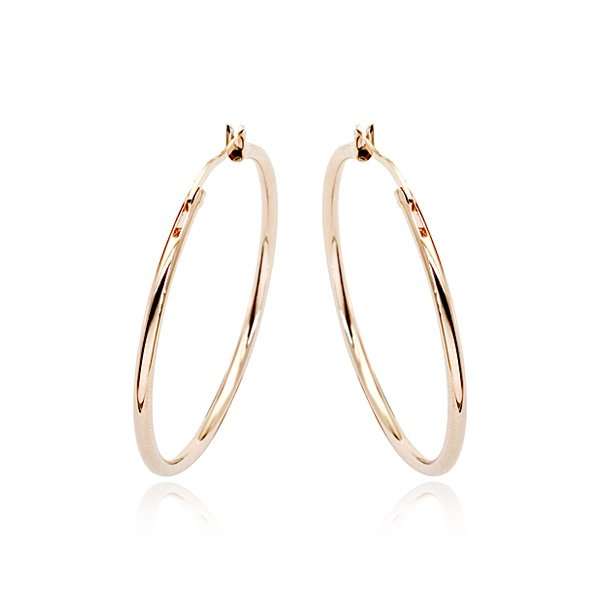 *Stunning* 18k RGP Hoops *Dont Miss Out*