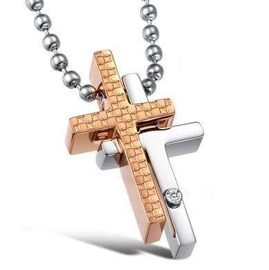 New High Quality interlocking Crosses, comes with 2x free different chains for different looks