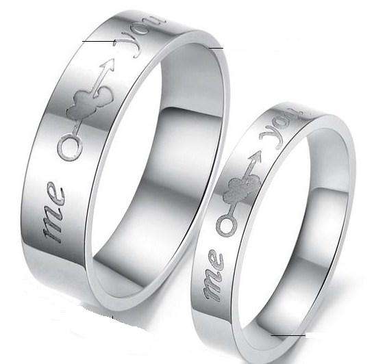 *Local Stock*, New Genuine stainless steel My heart to yours Men's couple ring Spoil your loved one.