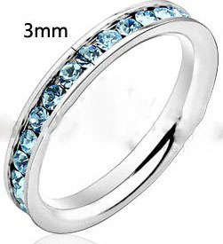 Crazy 2 for 1 Special, 2 x Genuine stainless steel chanel set stacking rings, Dont miss this deal
