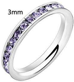 Crazy 2 for 1 Special, 2 x Genuine stainless steel chanel set stacking rings, Dont miss this deal