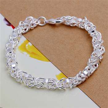 *Local Stock* New 925 Sterling silver filled multiple linked circle bracelet, Absolutely gorgeous