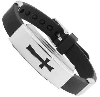 Local Stock, New Mens 12mm wide bracelet, Genuine stamped stainless steel with Genuine silicon