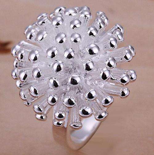 New, Gorgeous 925 sterling silver filled Coral ring with options for matching Earrings or Pendant