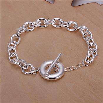 Local Stock, New 925 sterling silver filled chunky ladies bracelet, perfect to add your own charms