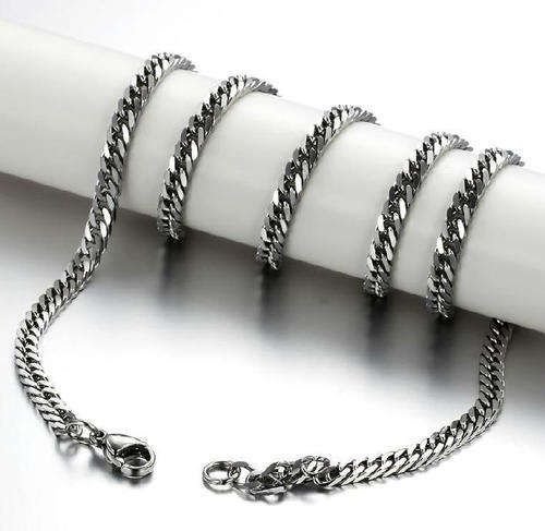 New Genuine stainless steel men's 3mm chain +-50cm long
