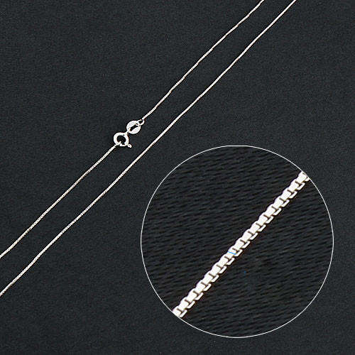 Solid 925 Sterling Silver Neck Chain, 0.9mm