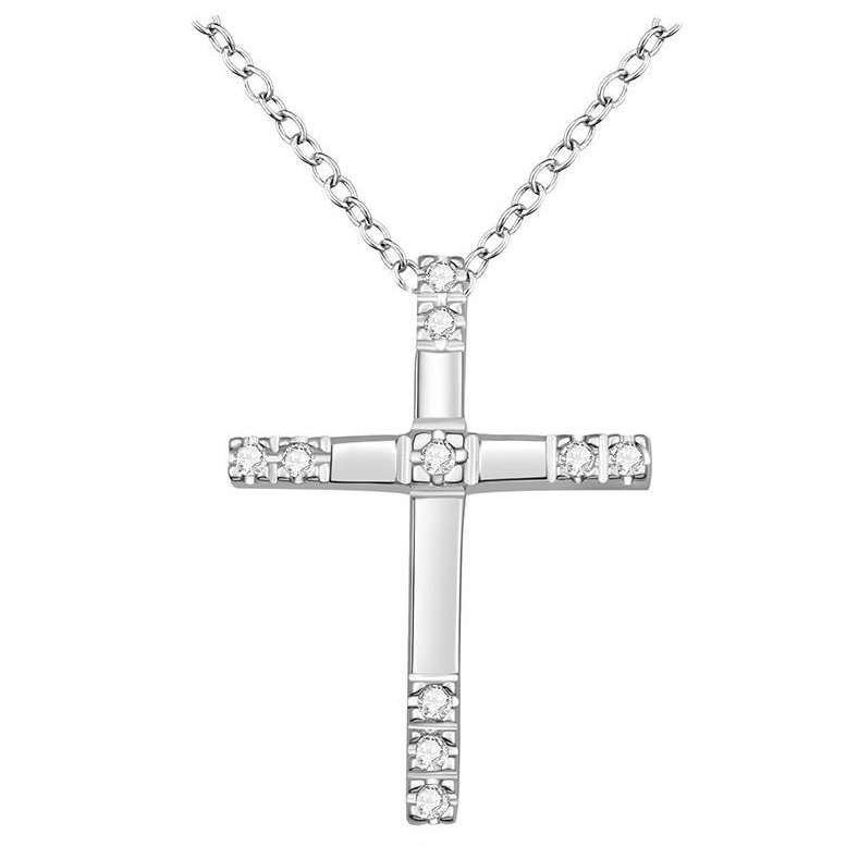 New 925 sterling silver stamped filled Cross Pendant with option to add matching Earrings