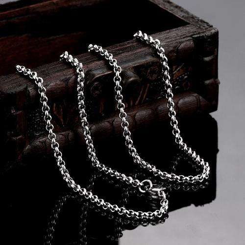 New 925 Sterling silver filled Rolo link chain, 2mm wide