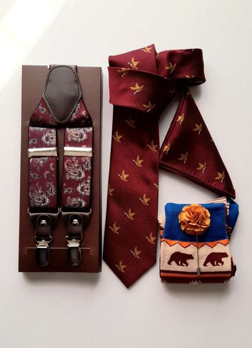 SA Fashion Master Pieces: Gentlemen Tie Accessories combo