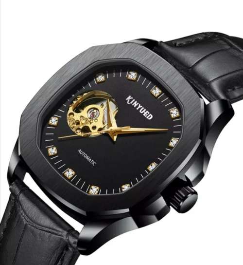 SA Fashion Master Pieces: Genuine Leather Handwinding Automatic Mechanical Movement Watch