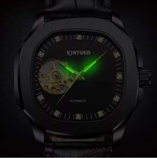 SA Fashion Master Pieces: Genuine Leather Handwinding Automatic Mechanical Movement Watch