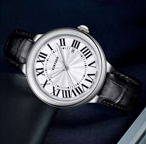 SA Fashion Master Piece: Genuine Leather Handwinding Automatic Mechanical Movement Watch