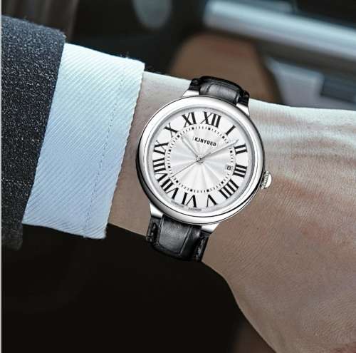SA Fashion Master Piece: Genuine Leather Handwinding Automatic Mechanical Movement Watch