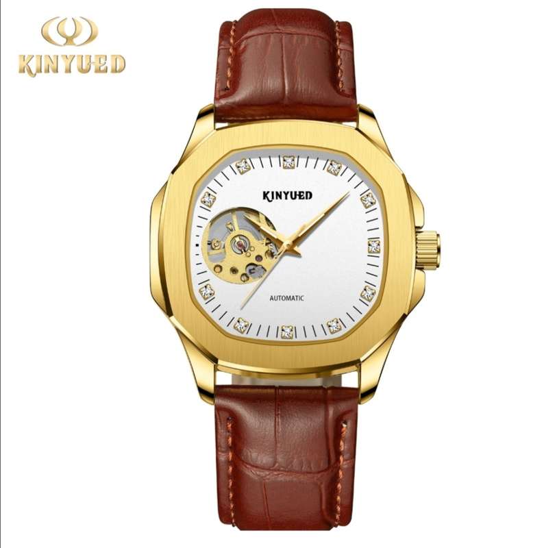 SA Fashion Master Pieces: Genuine Leather Handwinding Automatic Mechanical Movement Watch