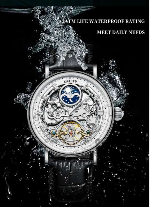 SA Fashion Master Pieces: Genuine Leather Handwinding Automatic Mechanical Movement Watch