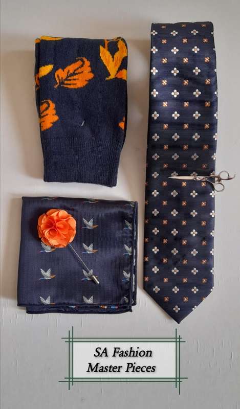 SA Fashion Master Pieces Gentlemen Tie accessories combo