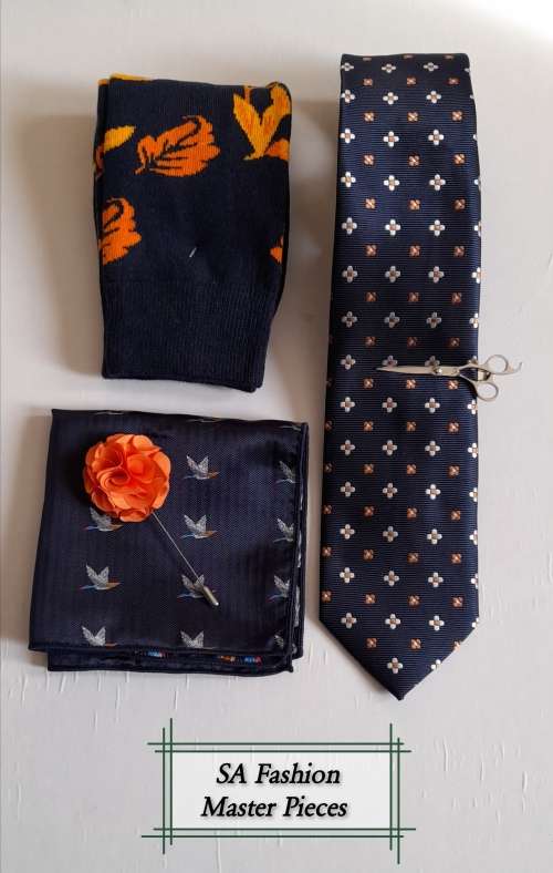 SA Fashion Master Pieces Gentlemen Tie accessories combo