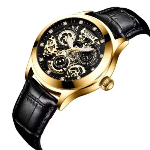 SA Fashion Master Pieces: Genuine leather Handwinding Automatic Mechanical Movement Watch