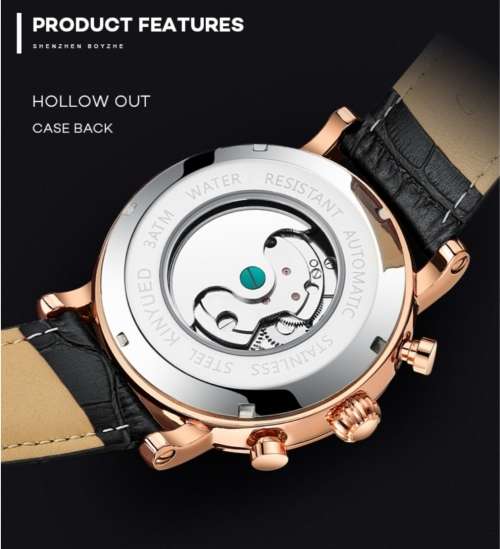 SA Fashion Master Pieces: Gentlemen Handwinding Automatic Mechanical Movement Watch.