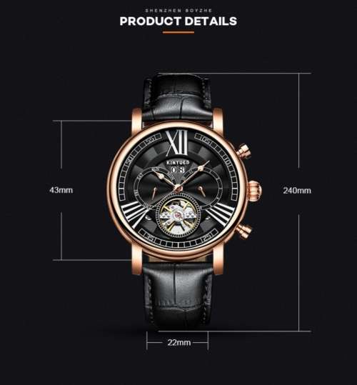 SA Fashion Master Pieces: Gentlemen Handwinding Automatic Mechanical Movement Watch.