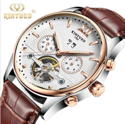SA Fashion Master Pieces: Genuine leather Handwinding Automatic Mechanical Movement Watch