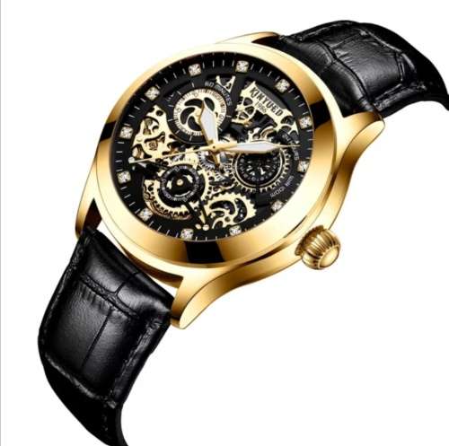 SA Fashion Master Pieces: Genuine leather Handwinding Automatic Mechanical Movement Watch