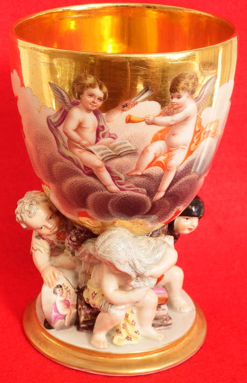 Stunning KPM Gilded Chalice Circa 1790-1810 Ref. B-6