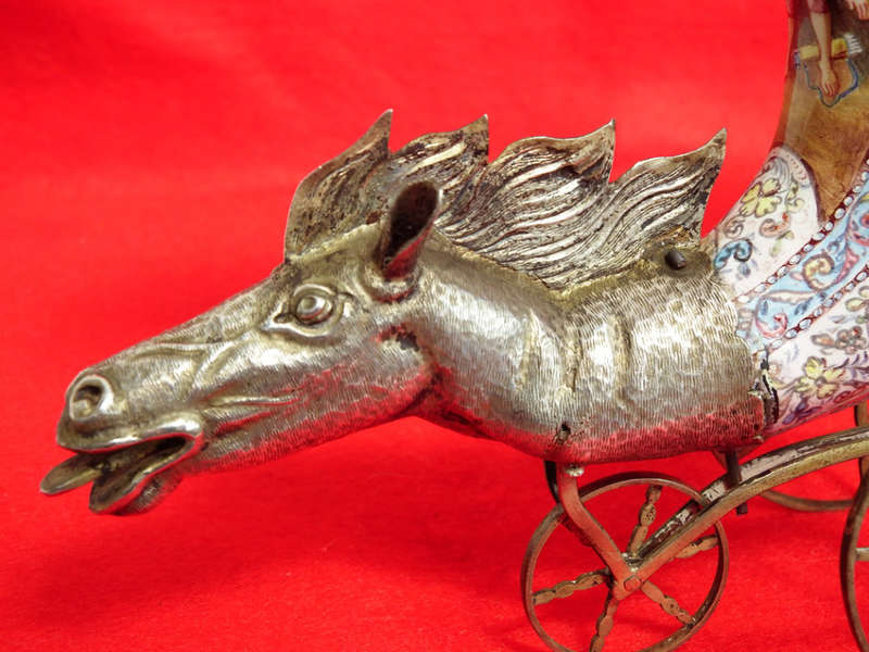 A Viennese Gilt-Silver and Enamel Cornucopia Mark of Rudolf Linke, Vienna, Circa 1880-1890 Ref. OR11