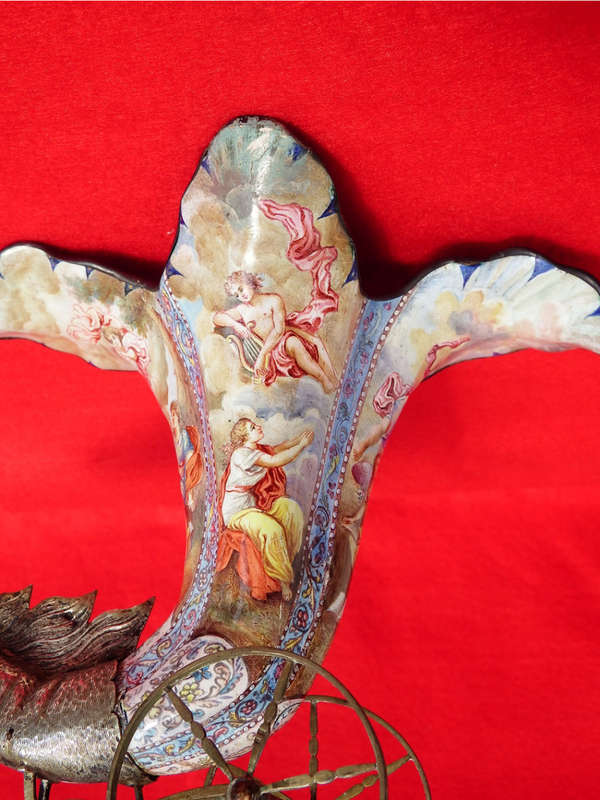 A Viennese Gilt-Silver and Enamel Cornucopia Mark of Rudolf Linke, Vienna, Circa 1880-1890 Ref. OR11