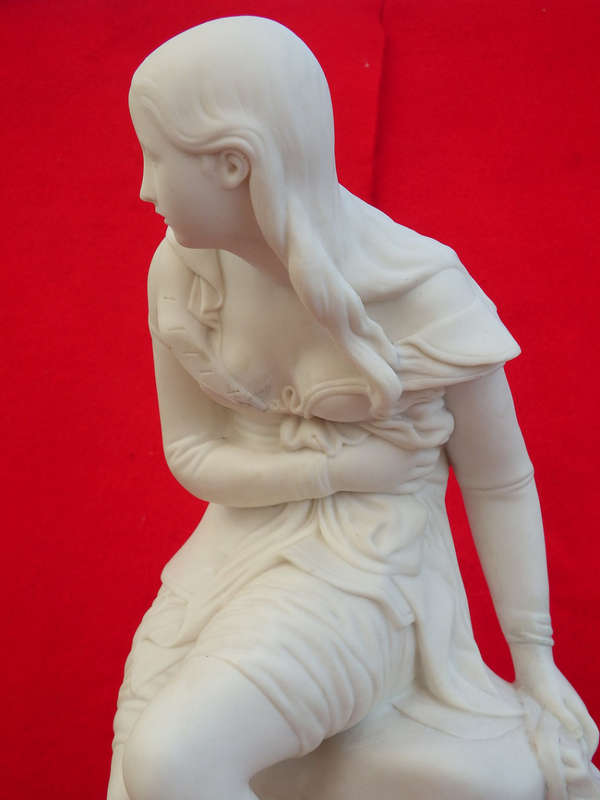 Antique Parian Figure of `DOROTHEA` From the novel `Don Quixote` Circa 1847-1850 Ref. No. OR-10