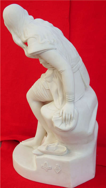 Antique Parian Figure of `DOROTHEA` From the novel `Don Quixote` Circa 1847-1850 Ref. No. OR-10