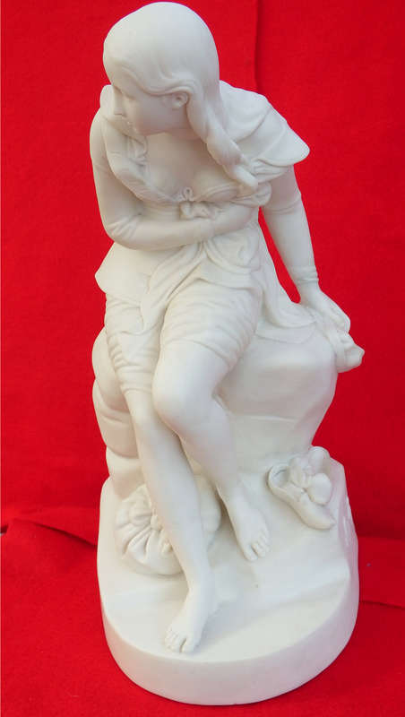 Antique Parian Figure of `DOROTHEA` From the novel `Don Quixote` Circa 1847-1850 Ref. No. OR-10
