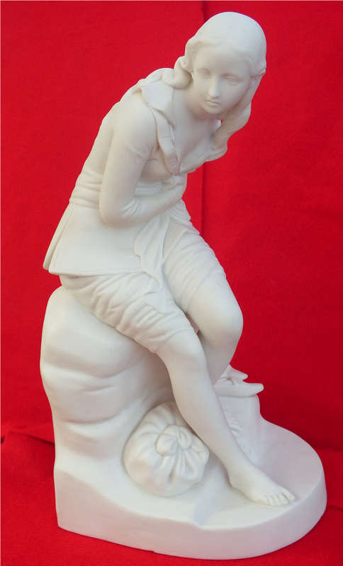 Antique Parian Figure of `DOROTHEA` From the novel `Don Quixote` Circa 1847-1850 Ref. No. OR-10