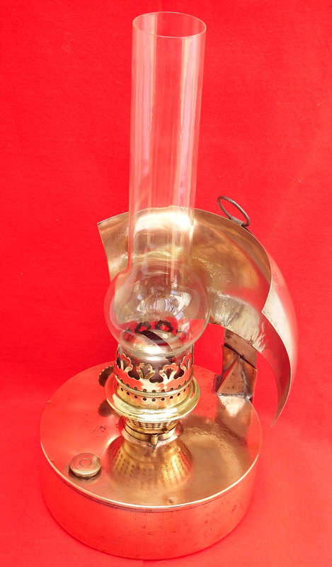 Vintage 'Sherwoods Ltd. Birmingham" Copper and Brass Oil Lamp Circa 1904-1919 Ref. MA-15