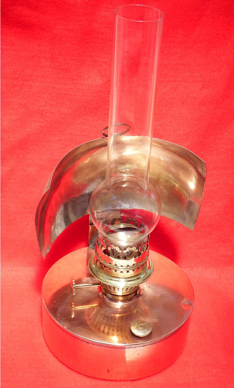 Vintage 'Sherwoods Ltd. Birmingham" Copper and Brass Oil Lamp Circa 1904-1919 Ref. MA-15