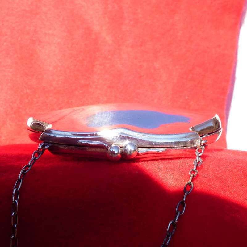Antique Victorian silver plated 'coin'Purse Ref. JW-14