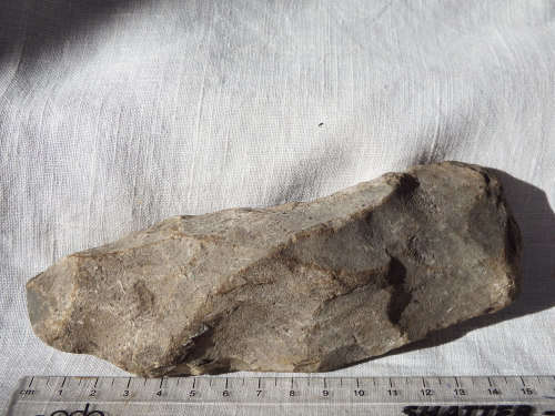 Mesolithic/Neolithic Quartzite flaked axe, or hand axe? Around 11,600  4000 years BCE - Ref. # SI/6